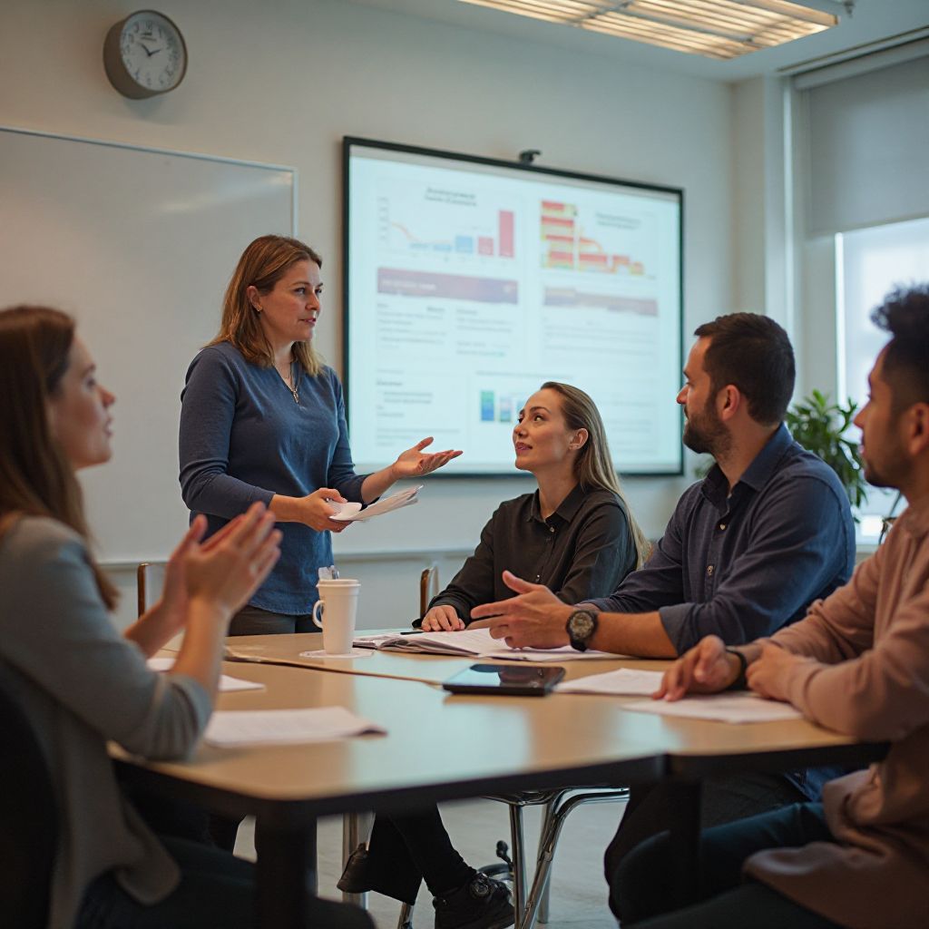 Staff training session child safety protocols