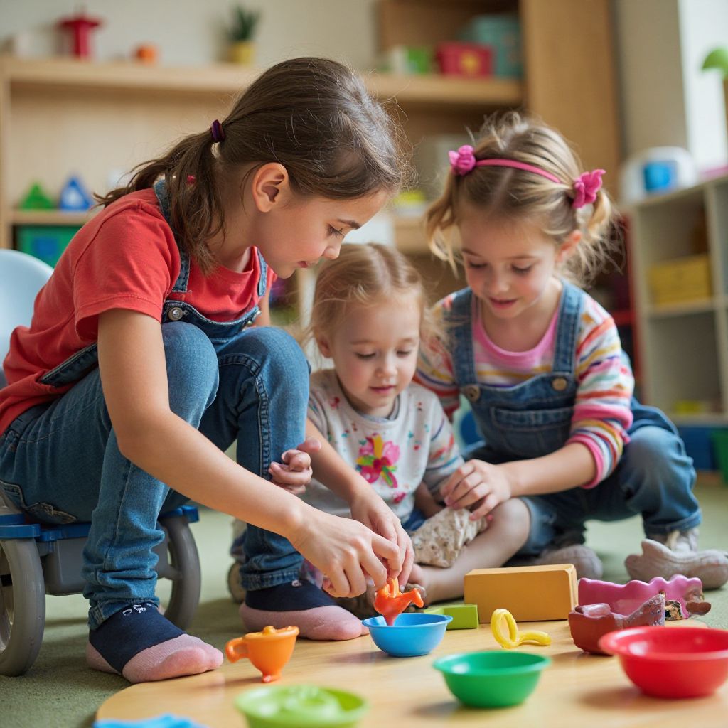 Special needs children inclusive play activities