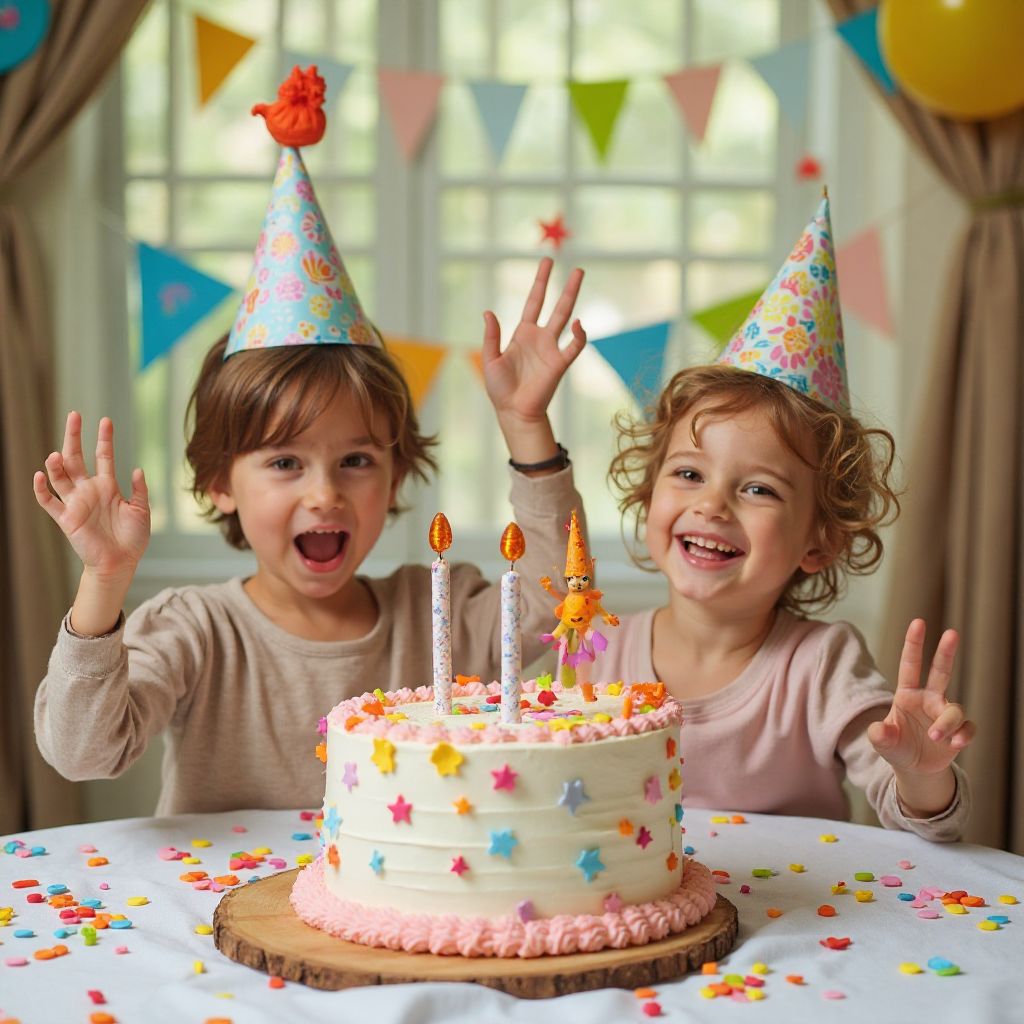 Birthday party celebration at SunnySprouts